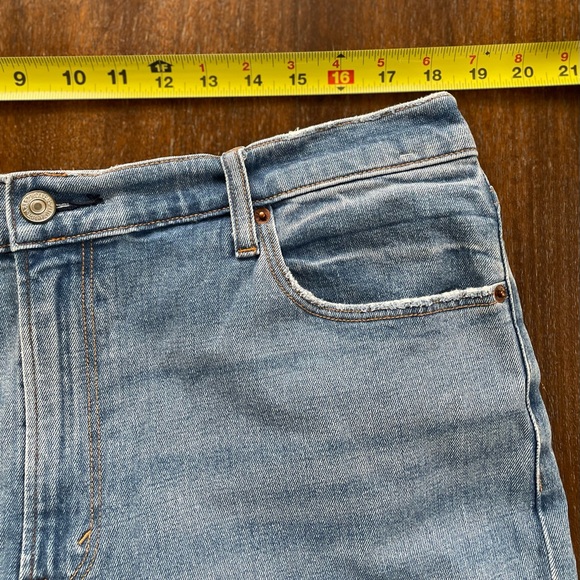 Abercrombie & Fitch Jeans Women 33/16 Blue The Mom High Rise Mid Wash Stretch - Picture 11 of 12